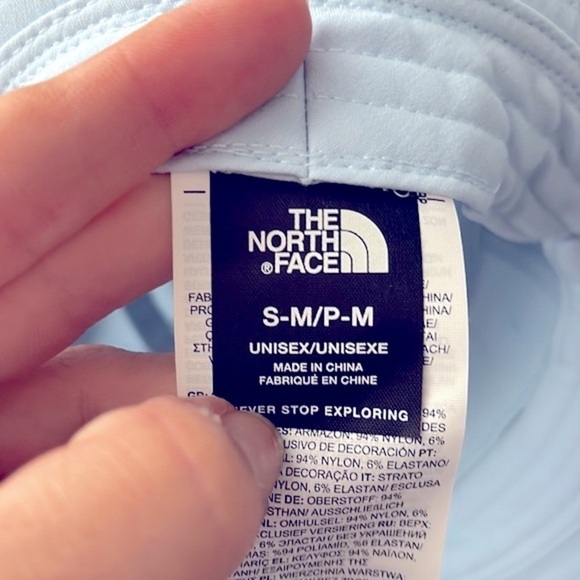 Brand New The North Face Class V Brimmer Bucket Hat Beta Blue UPF 40+ Protection - Picture 12 of 15